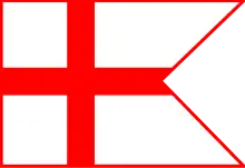 Drapeau du roi Ramire Ier des Asturies.