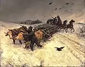 Rudolf Koller, Promenade en traineau (1892)