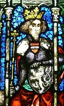 Vitrail médiéval, Rodolphe Ier de Bohême.