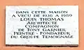 Plaque Louis Thomas.