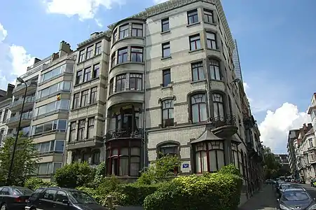 Angle de la rue de la Vallée et de la rue Vilain XIIII, Bruxelles