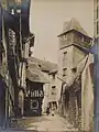 La rue Dom Morice vers 1900