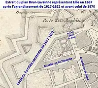 Rue de Thionville en 1667