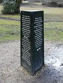 Mémorial : The Rufus Stone .