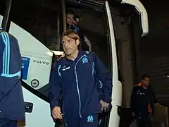 Sébastien Maté avec l'OM (2007-2008).