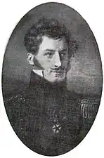 Pierre-Camille Seriziat en tenue de chef de bataillon (1820).