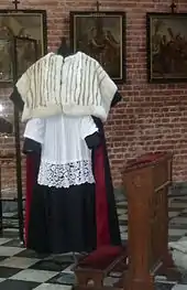 Tenue hivernale de chanoine de Gand