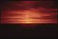 Coucher de soleil vu du sommet du pic Algonquin, 1973