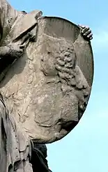 Médaillon représentant l'impératrice Marie-Thérèse et François de Lorraine.