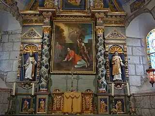 Le retable du chœur.