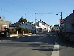 La route d'Ardentes en 2012.