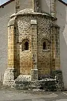 Chevet de l’église de Saint-Julien-de-Civry