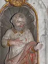 Détail du retable de saint Léger.