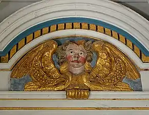 Angelot du retable de la Vierge.