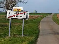 Sortie par la RD 3065.