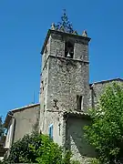 Clocher de l’église paroissiale.