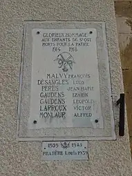 Monument aux morts.