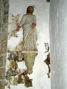 Chapelle de Locmaria-er-Hoët : statue de saint Paul.