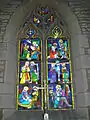 Vitrail de l'église Saint-Vincent.
