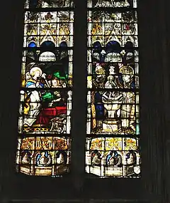 Vitraux de l'église Saint-Taurin d'Évreux.