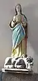 Église de Sainte-Sève : statue de sainte Sève.
