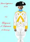 régiment de Saintonge de 1776 à 1779