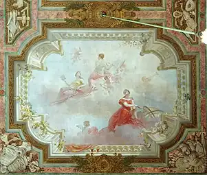 Jean Geoffroy, L'Astronomie, la Poésie et la Littérature (1895-1896), plafond.