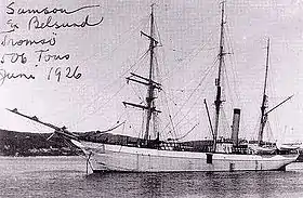 Carte postale représentant le Samson