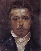 Autoportrait de Samuel Palmer, 1825.