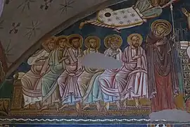 Registre supérieur. Jugement Dernier. Partie gauche.