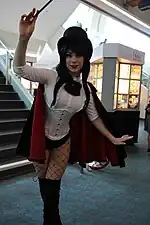 Cosplay de Zatanna Zatara.