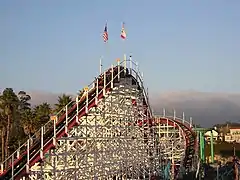 Giant Dipper à Santa Cruz Beach Boardwalk