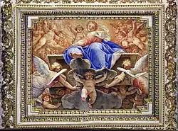 Marie en Gloire avec L’+Enfant Jésus