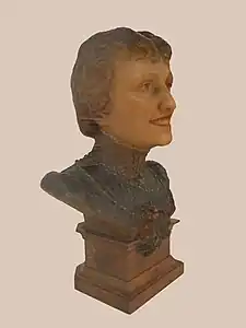 Sarah Bernhardt de Jean-Désiré Ringel d'Illzach (cire perdue, 1895)