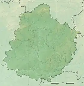 Voir sur la carte topographique de la Sarthe