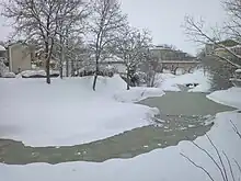 Le pont consulaire romain à Savignano sul Rubicone en févr 2012