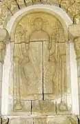 Christ en majesté - bas relief de la 1re moitié XIIe siècle