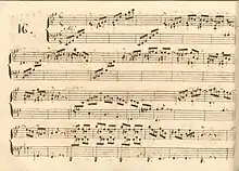 partition manuscrite