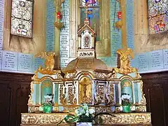 Retable de la chapelle Notre-Dame du chêne.