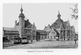 La gare de Schaerbeek.