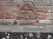 Tympan d'armoire eucharistique (XIVe et XVe siècles), église protestante.