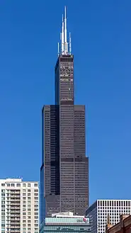 La Willis Tower, 1973, Chicago.