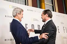 Avec le secrétaire d'État des États-Unis John Kerry