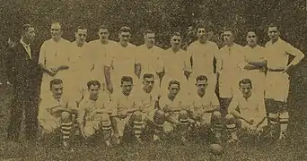 Section Paloise, vainqueur du Challenge Du Manoir en 1938