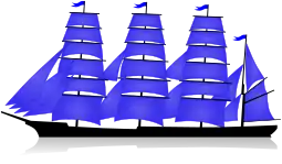 Quatre-mâts barque.