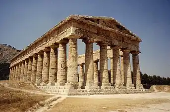 Le temple de Ségeste.