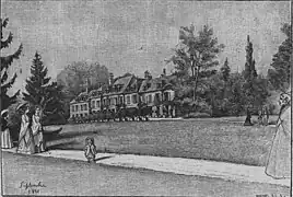 Château des Nouettes dessiné par Mgr de Ségur.