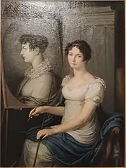 Auto-portrait de la princesse Dolgorouki avec sa mère.