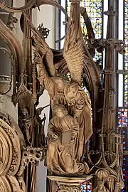 Saint Jean et l'ange de l’apocalypse