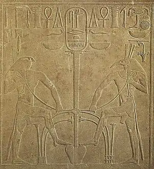 détail d'un trône